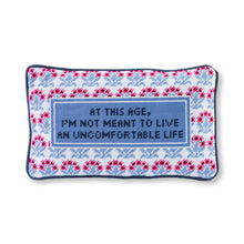 Load image into Gallery viewer, Uncomfortable Needlepoint Pillow