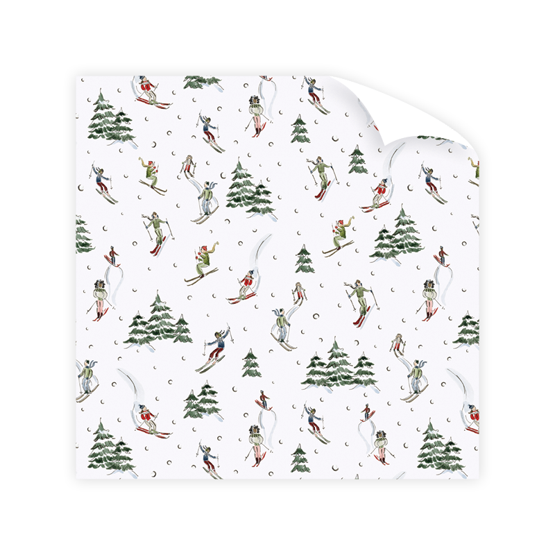 Snowglobe Ski Wrapping Paper Roll The Finery Jackson