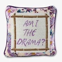 Load image into Gallery viewer, Drama Needlepoint Pillow