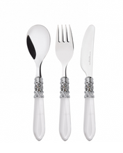 Load image into Gallery viewer, Baby Melodia Pearl 3 Piece Flatware Set