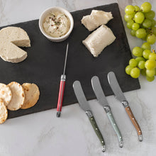 Load image into Gallery viewer, French Home 4 Piece Laguiole Spreader Set - Holly Berry
