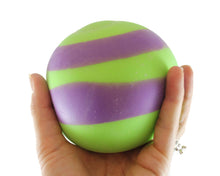 Load image into Gallery viewer, Jumbo 4" Boxed Striped Soft Doh Stress Ball - Squishy - Assorted Colors