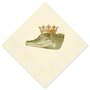 King Gator Cocktail Napkins