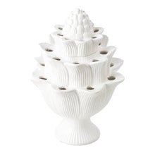 Load image into Gallery viewer, Artichoke Green Ceramic Tulipiere