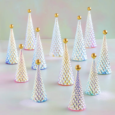 Opalescence Trapunto Glass Tree