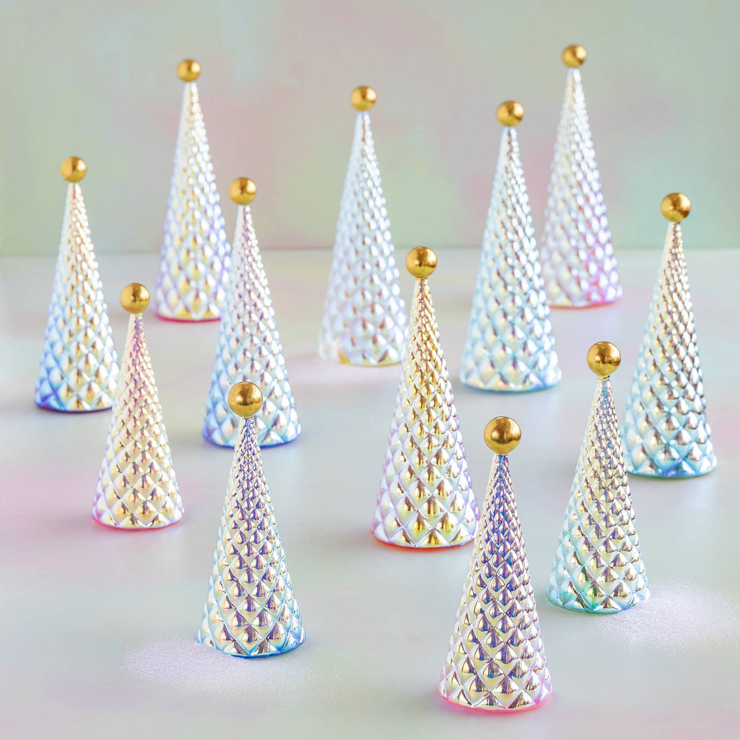 Opalescence Trapunto Glass Tree