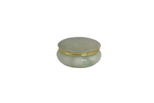 Load image into Gallery viewer, Round Green Alabaster Trinket Box