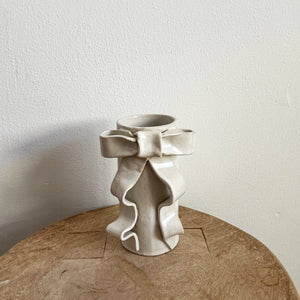 Ribbon Bow Vases: Small