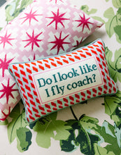 Load image into Gallery viewer, Fly Coach Needlepoint Pillow