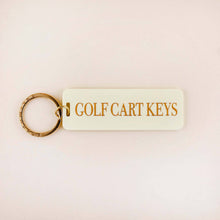 Load image into Gallery viewer, Golf Cart Keys Keychain: Kelly Green / Keychain with Hang Tag