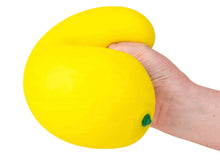 Load image into Gallery viewer, 1 Jumbo Doh Filled Lemon - Soft Stress Squishy Ball Fruit
