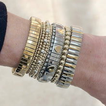 Load image into Gallery viewer, Steely Valentine Bracelet in Gold