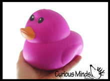 Load image into Gallery viewer, 1 Jumbo Doh Filled Ducky - Rubber Duck Shaped Stress Squishy