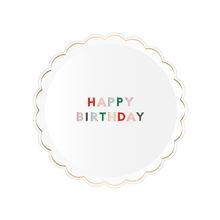 Load image into Gallery viewer, BLANC WHITE SIGNATURE HAPPY BIRTHDAY SMALL PLATE