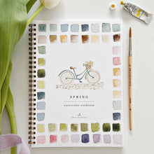 Load image into Gallery viewer, Spring watercolor workbook