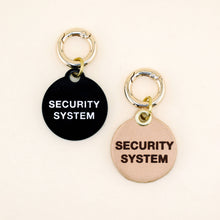 Load image into Gallery viewer, Security System Pet Tag: Black Acrylic