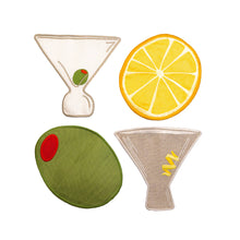 Load image into Gallery viewer, Martini Cocktail Napkins - Set Of 4
