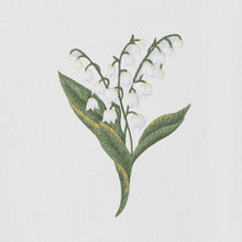 Load image into Gallery viewer, Lily of the Valley Botanical Towel