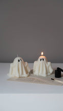 Load image into Gallery viewer, Ghost candle | Fall decor | Halloween decor : Spice pumpkin