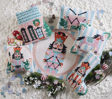 Load image into Gallery viewer, Holly Stripe Nutcracker Stocking