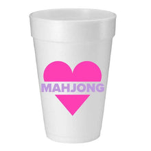 Load image into Gallery viewer, “HEART MAHJONG REVERSE COLOR” FOAM CUP