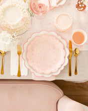 Load image into Gallery viewer, Pembroke Pink Edge Scallop 12&quot; Plate