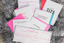 Load image into Gallery viewer, You&#39;re the Tits Letterpress Greeting Card