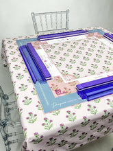 Load image into Gallery viewer, Pink Instructional Mahjong Tablecloth