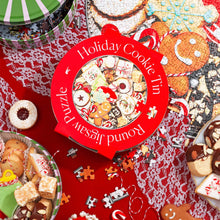 Load image into Gallery viewer, 🎁NEW HOLIDAY SPECIAL🎁 Holiday Cookie Tin Jigsaw Puzzle