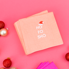 Load image into Gallery viewer, Ho Fo Sho - Holiday Cocktail Napkins