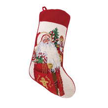 Load image into Gallery viewer, Lolly Jolly Christmas Needlepoint Stocking
