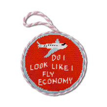 Load image into Gallery viewer, Needlepoint Ornament - Fly Economy