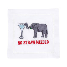 Load image into Gallery viewer, No Straw Needed Cocktail Napkin