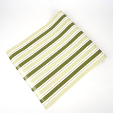Load image into Gallery viewer, Green Stripe Paper Table Runner
