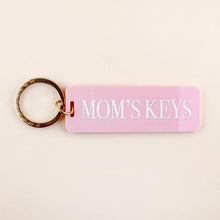 Load image into Gallery viewer, Mom&#39;s Keys Keychain: Candy Pink / Keychain with Hang Tag