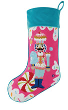 Load image into Gallery viewer, Colonel Cupcake Embroidered Needlepoint Stocking