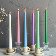 Load image into Gallery viewer, Colored Taper Candles 10&#39;&#39;  (A Pair): Sky Blue