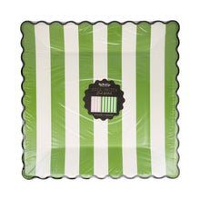 Load image into Gallery viewer, GBW1240 - Green Stripe Pink Stripe 11&quot; Plate Set