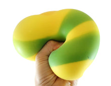 Load image into Gallery viewer, Jumbo 4" Boxed Striped Soft Doh Stress Ball - Squishy - Assorted Colors