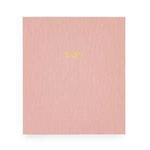 Baby Book, Rose Linen: Rose Linen Scatter Dot