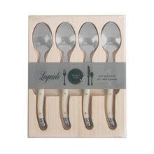 Load image into Gallery viewer, French Home Laguiole Coffee Spoons, Set of 4, Faux Ivory