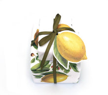 Load image into Gallery viewer, Lemon Gift Wrap – Citrus Lemon Illustrated Wrapping Paper