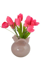 Load image into Gallery viewer, Pink with Gold Specks Glass Vase
