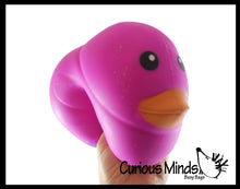 Load image into Gallery viewer, 1 Jumbo Doh Filled Ducky - Rubber Duck Shaped Stress Squishy