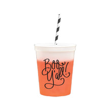 Load image into Gallery viewer, Boo Y'all! | White with Orange Napkins
