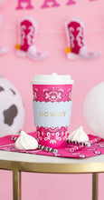 Load image into Gallery viewer, Cowgirl Pink Bandana To Go Cups