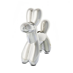 Balloon Dog Bank Silver