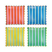 Load image into Gallery viewer, Striped Plate Set