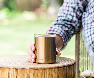 Copper Glass Lined Whiskey Low Ball