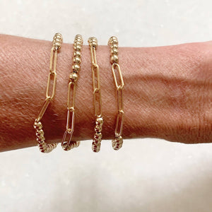 Brittany Link Bracelet: 7”